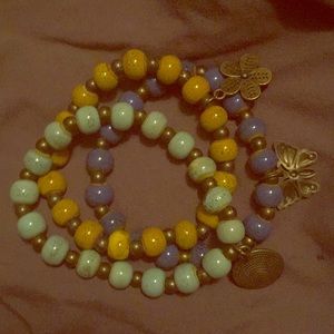 Beautiful Locally Made Charm Bracelet trio